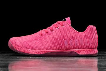 Pink Nobull Neon Camo Women's Trainers | CA W2102N